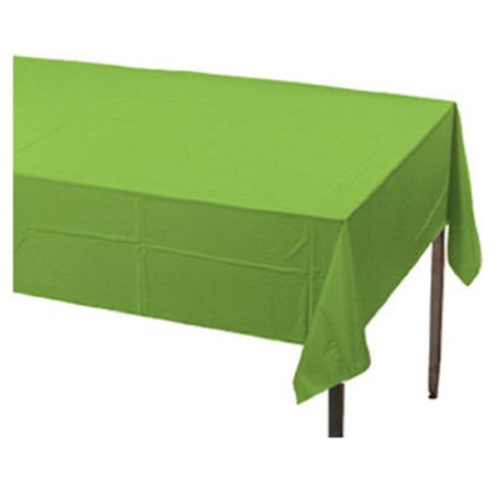 OMG 723123 54 x 108 in. Plastic Table CoverFresh Lime OM593808